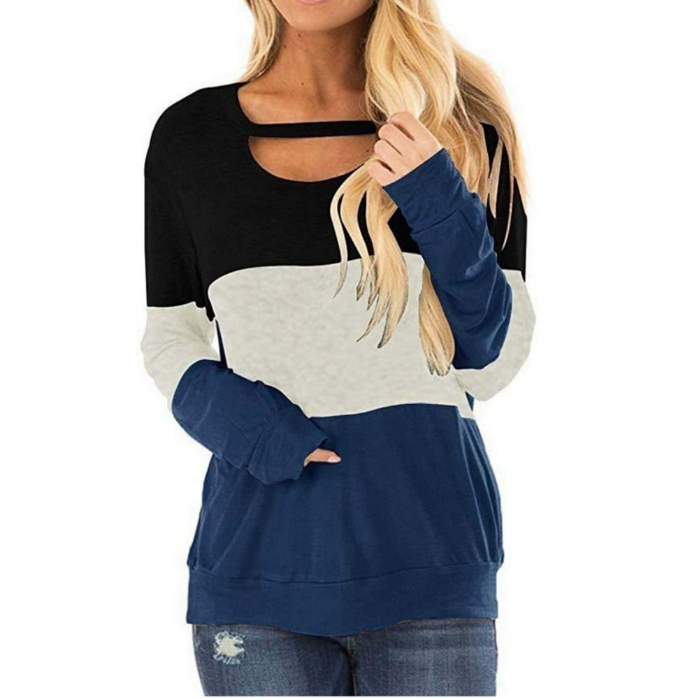Leo Rosi Color Block Sweater